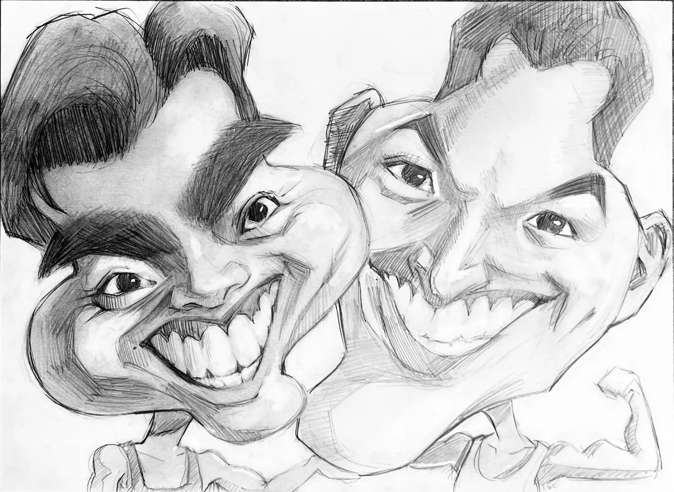 CARICATURE OF WASSABI PRODUCTIONS